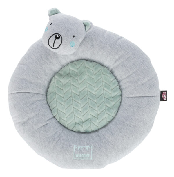 Trixie Fekhely Junior Mackóval 40cm Világosszürke/Világoslila