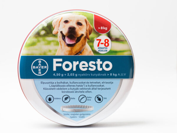 Foresto bolhanyakörv nagytestű kutya 8 kg felett