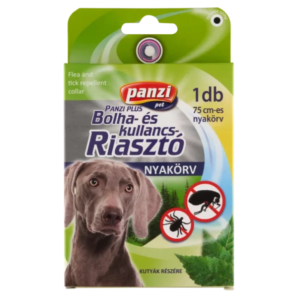 Panzi Plus bolha- és kullancsriasztó nyakörv kutyáknak - 75 cm