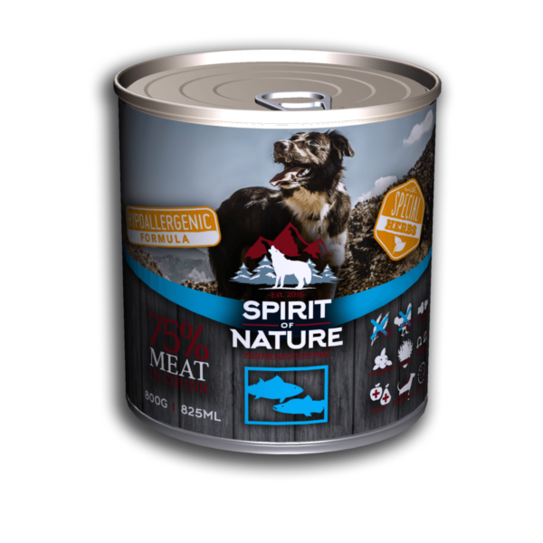 Spirit kutyakonzerv több ízesítésben 800g - Image 2