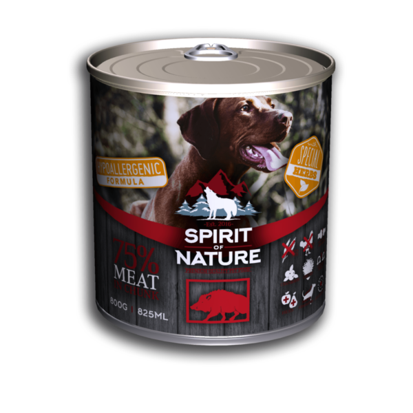 Spirit kutyakonzerv több ízesítésben 800g - Image 4