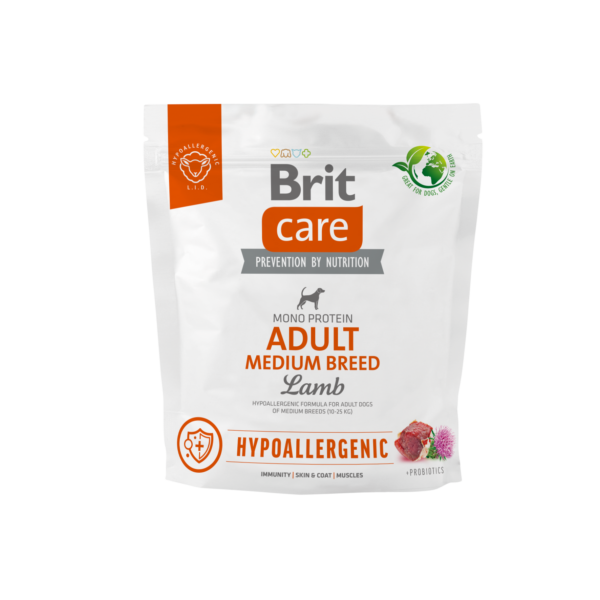 Brit Care Mono Protein Adult Medium Breed Lamb 1 kg