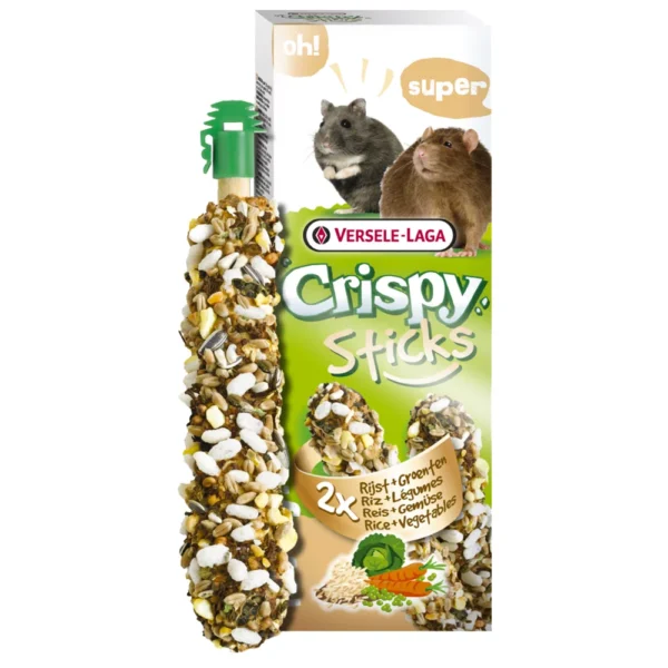 Versele-Laga Crispy Sticks hörcsögök és patkányok részére 2x55g