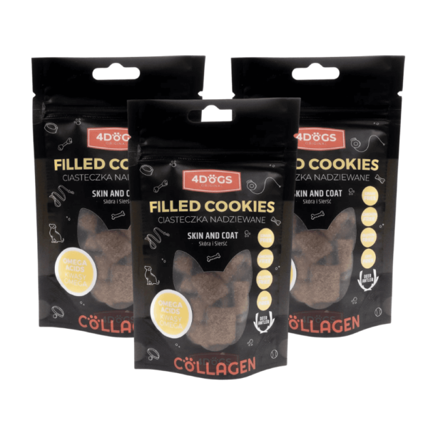 4DOGS szőr- és bőrtápláló jutalomfalat 60g