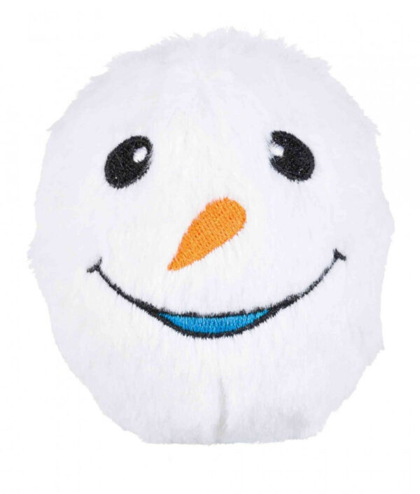 TRIXIE Xmas kutya játék plüss hógolyó 10 cm - Image 2