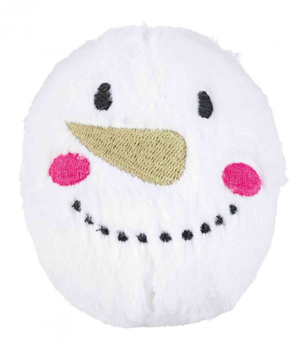 TRIXIE Xmas kutya játék plüss hógolyó 10 cm - Image 5